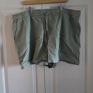 GAP Olive Green Drawstring Casual Shorts